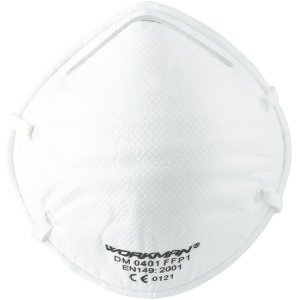 Non-woven SYNTHETIC Fabric MOULDED DUST MASK, Model Number : WK FFP1