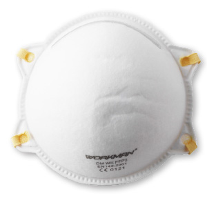 Non-woven Synthetic DUST MASK, Packaging Type : White