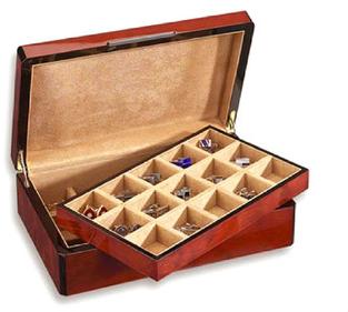 Wood Cufflink Box