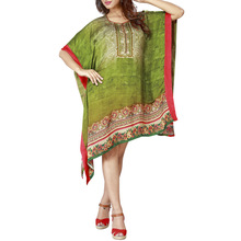 Multi Color Digital Printed Kaftan, Gender : Women