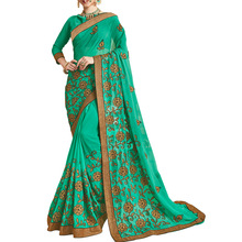 Party Wear Georgette Sarees, Age Group : Adults