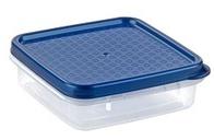 Plastic Square Container 220 Ml, Size : 98 X 98 X 34 Mm