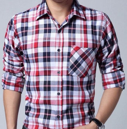 CUSTOMISED Plaids Mens Casual Shirt, Color : Color