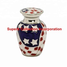 Brass American Flag Keepsake Urns, For Baby