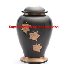 SCI Brass Falling Leaf Urn, For Adult, Style : American Style