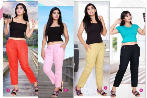 Jubi Ankle Pants, Size : Free Size Upto Xl