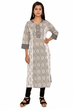 Ramdev Handicrafts 100% Cotton Women Bollywood Kurta Kurti, Size : Customize