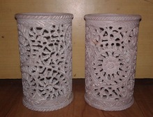 Handicraft Soapstone Flower Vase