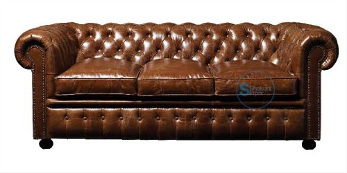 Chesterfield Leather Sofa