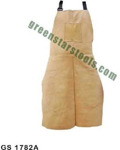 SUEDE LEATHER BIB APRON