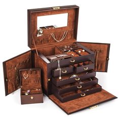 Plain Leather Jewellery Box, Shape : Rectangular, Square