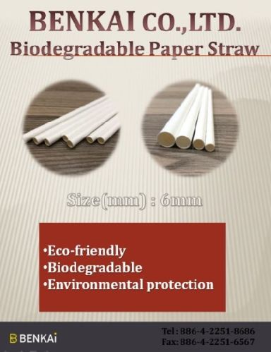 Disposable Paper Straw, Packaging Type : White for drinking