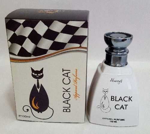 Always Black Cat Perfume, Packaging Type : Glass Bottle