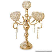 Gold Plated Event Decoration Candelabra