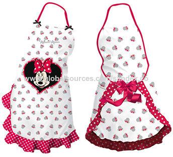 Printed Apron Made Of 100% Cotton,