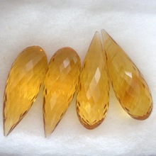 Loose Citrine Gemstone Big Teardrops