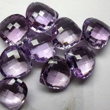 Pink Amethyst Gemstone Briolettes