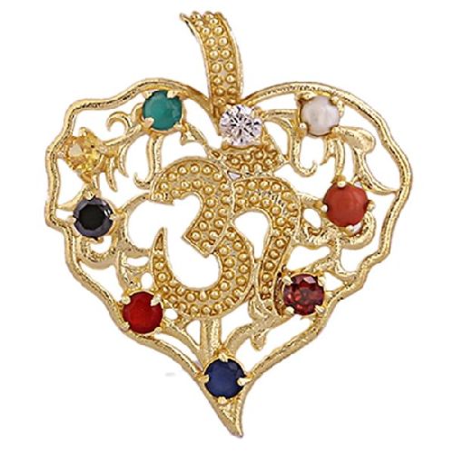 Gold Plated Heart Shape Pendant