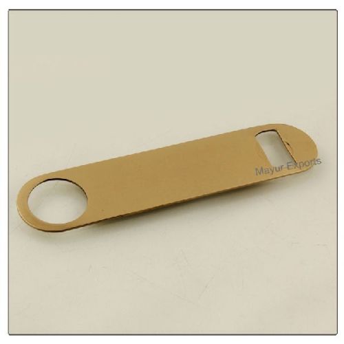 Brass Finish Stainless Steel Bottle Opener