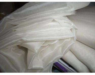 White Silk Organza Fabric 110 wide279 Cms