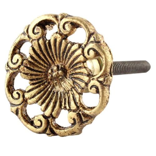 Brass Round Drawer Knobs