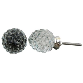 Glass Kitchen Furniture Knobs, For Cabinet, Color : Clear