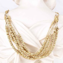 Gold Bead Necklace