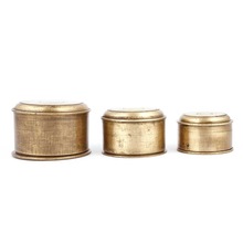 Metal Storage Bronze Box, Color : Golden Color