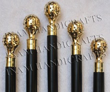 Brass Ball Handle Walking Sticks