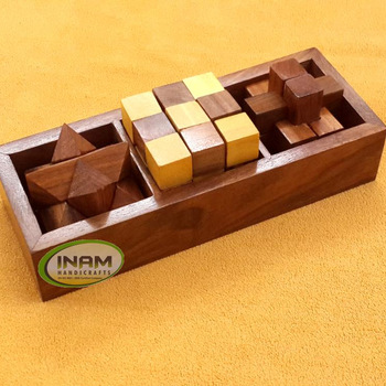 INAM HANDICRAFTS Handheld Brain Challenge Game