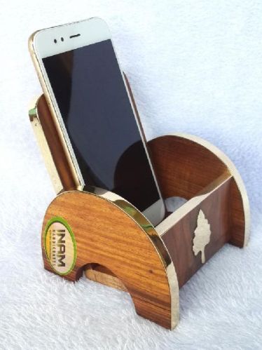 Natural Wooden Cell Phone Stand, For Digital Camera