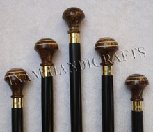 Resin Curved Handle Walking Sticks