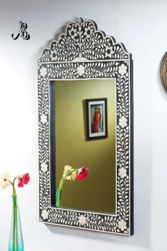 Bone Inlay Mirror Frame For Wall