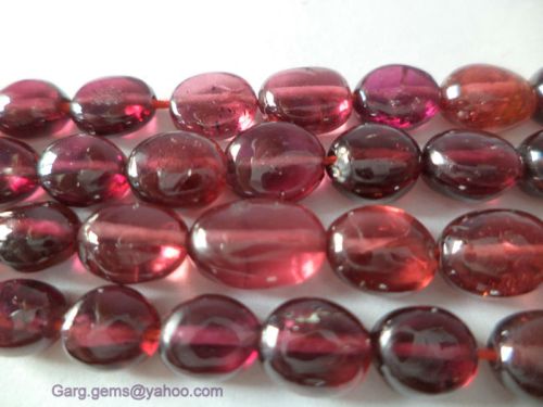 Natural Garnet Smooth Loose Oval