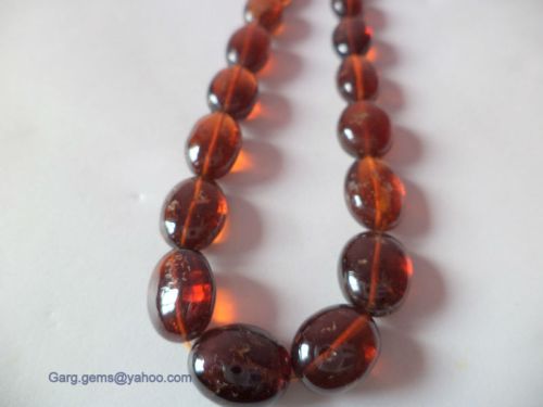 Natural Hessonite Smooth Loose Oval