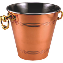 Metal Copper Champagne Wine Cooler, Certification : FDA