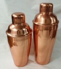 Copper Finish Bar Shakers, Certification : FDA