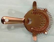 Copper Finish Bar Strainers, Certification : FDA