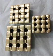 Square Metal 9 Ashtray Set