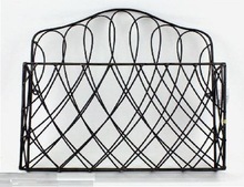 METAL WIRE FILE FOLDER, Color : BLACK