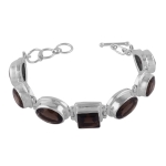 925 Silver Smoky Quartz Bracelet