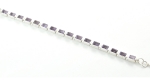 Sterling Silver Amethyst Bracelet