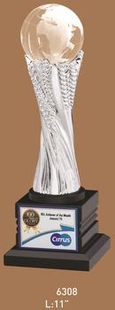 Metal Award With Wooden Base model-6311