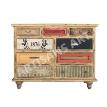 Antique Hand Painted Chest Of Drawers, Feature : Vintage, Industrial, Strong, Durable Handles