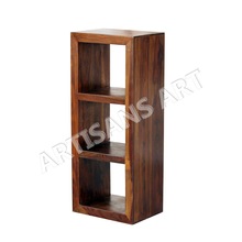 Wooden Bookrack, Color : Dark Wallnut