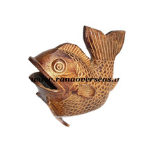 Aluminium Metal Decorative Fish, Color : Copper Antique