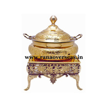 Brass Metal Rectangular Chafing Dish, Feature : Luxury