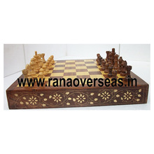 Rana Overseas Wood Chess Set, Feature : Eco-friendly