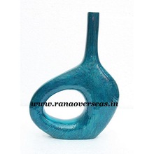 Elegant Aluminium Metal Home Decorative Hand Made Colored Flower Vase