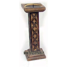 Event Decorative Well-looking Wooden Candle Stand, Occasion : Christmas Decoration